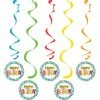 Creative Converting Bright Birthday Dizzy Danglers, 5 Ct Kids Birthday Party Themes