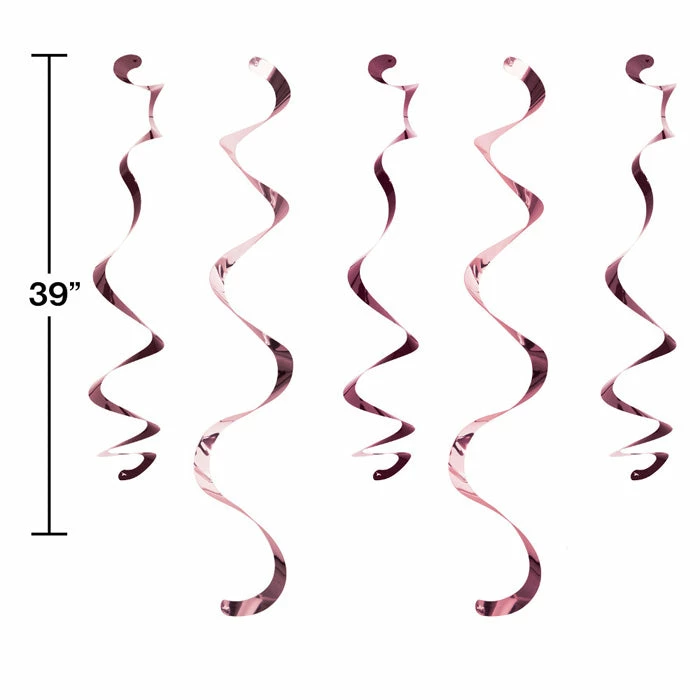 Creative Converting Rose' All Day Dizzy Danglers, 10 Ct Themed Tableware