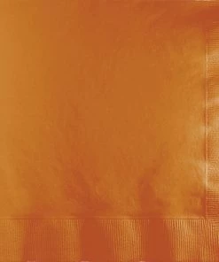 Creative Converting Pumpkin Spice Luncheon Napkin 2Ply, 50 Ct
