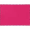 Creative Converting Hot Magenta Pink Placemats, 50 Ct