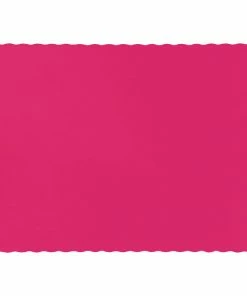 Creative Converting Hot Magenta Pink Placemats, 50 Ct