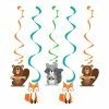 Creative Converting 1st Birthday Party Themes Wild One Woodland Dizzy Danglers, Pack Of 5