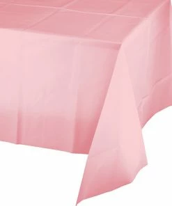 Creative Converting Classic Pink Plastic Tablecover 54