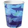 Creative Converting Shark Splash Hot/Cold Paper Paper Cups 9 Oz., 8 Ct Kids Birthday Party Themes