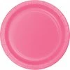 Creative Converting Candy Pink Dessert Plates, 8 Ct Solid Color Tableware