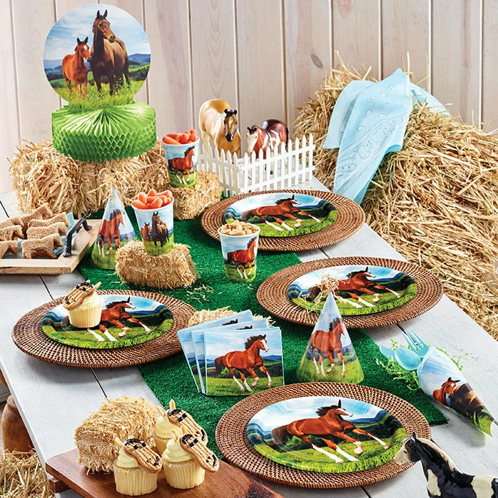 Creative Converting Kids Birthday Party Themes Horse And Pony Napkins, 16 Ct