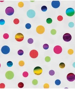 Creative Converting Rainbow Foil Napkins, 16 Ct