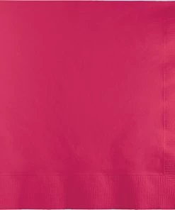 Creative Converting Hot Magenta Luncheon Napkin 3Ply, 50 Ct