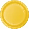 Creative Converting School Bus Yellow Dessert Plates, 24 Ct Solid Color Tableware