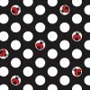 Creative Converting Ladybug Fancy Beverage Napkin, 3 Ply, 16 Ct