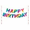 Creative Converting Kids Birthday Party Themes Rainbow Foil Happy Birthday Cake Banner