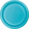 Creative Converting Bermuda Blue Dessert Plates, 24 Ct Solid Color Tableware