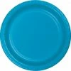 Creative Converting Turquoise Blue Dessert Plates, 24 Ct Solid Color Tableware
