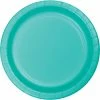 Creative Converting Teal Lagoon Dessert Plates, 24 Ct Solid Color Tableware