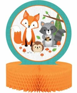 Creative Converting Wild One Woodland Centerpiece 1st Birthday Party Themes
