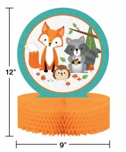 Creative Converting Wild One Woodland Centerpiece 1st Birthday Party Themes