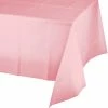 Creative Converting Classic Pink Tablecover Plastic 54" X 108"