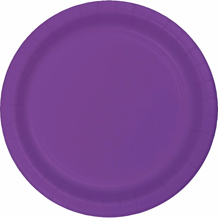 Creative Converting Amethyst Purple Dessert Plates, 24 Ct
