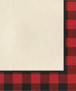 Creative Converting Buffalo Plaid Napkins, 16 Ct
