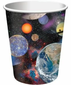Creative Converting Space Blast Hot/Cold Paper Paper Cups 9 Oz., 8 Ct