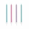 Creative Converting Birthday Party Candles Pastel Candles, 12 Ct