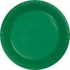 Creative Converting Emerald Green Plastic Banquet Plates, 20 Ct