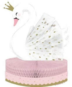 Creative Converting Stylish Swan Centerpiece