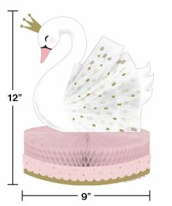 Creative Converting Stylish Swan Centerpiece