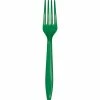Creative Converting Emerald Green Plastic Forks, 24 Ct
