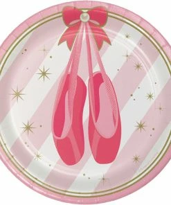 Creative Converting Kids Birthday Party Themes Ballet Dessert Plates, 8 Ct
