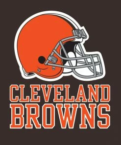 Creative Converting NFL And Football Party Supplies Cleveland Browns Napkins, 16 Ct