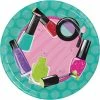 Creative Converting Sparkle Spa Party Icon Dessert Plates, 8 Ct