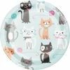 Creative Converting Cat Party Dessert Plates, 8 Ct