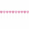 Creative Converting Heart Shaped Pink Candles, 10 Ct Birthday Party Candles
