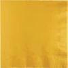 Creative Converting School Bus Yellow Luncheon Napkin 2Ply, 50 Ct Solid Color Tableware