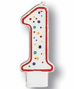 Creative Converting Polka Dot #1 Candle