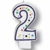 Creative Converting Birthday Party Candles Polka Dot #2 Candle