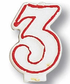 Creative Converting #3 Candle Birthday Party Candles