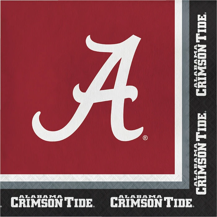 Creative Converting University Of Alabama Napkins, 20 Ct