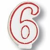 Creative Converting Birthday Party Candles #6 Candle