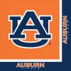 Creative Converting Auburn University Napkins, 20 Ct NCAA College Themed Party Decorations