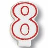 Creative Converting #8 Candle Birthday Party Candles