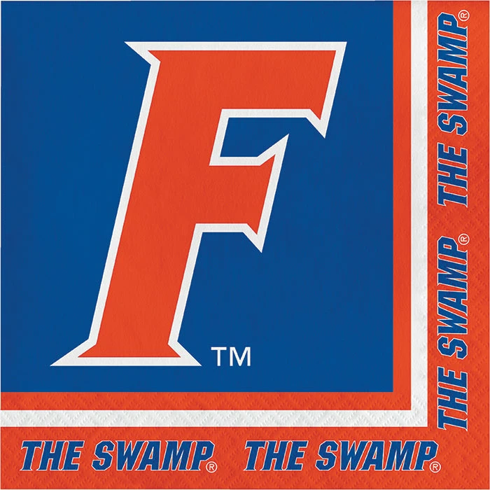 Creative Converting University Of Florida Napkins, 20 Ct NCAA College Themed Party Decorations