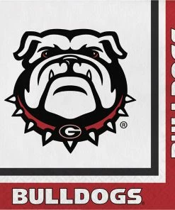 Creative Converting University Of Georgia Napkins, 20 Ct NCAA College Themed Party Decorations
