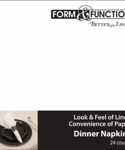 Creative Converting Solid Color Tableware White Buffet Airlaid Napkins, 24 Ct