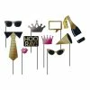 Creative Converting Gold Sequin Photo Props, 10 Ct Themed Tableware