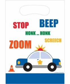 Creative Converting Traffic Jam Favor Bags, 8 Ct