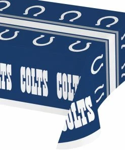 Creative Converting Indianapolis Colts Plastic Table Cover, 54