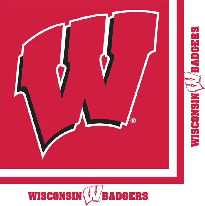 Creative Converting University Of Wisconsin Napkins, 20 Ct