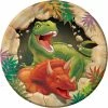 Creative Converting Dinosaur Dessert Plates, 8 Ct Kids Birthday Party Themes